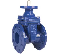 Задвижка чугунная с обрезиненным клином