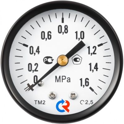 Манометр тип ТМ с гидрозаполнением, класс точности 1,0, Росма В Нижнекамске